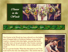 Tablet Screenshot of cloisterinthewoods.com